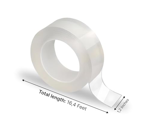 Image of 16.4ft /5M Clear Silicone Peel and Stick Corner Protector - Soft and Clear Table Corner Covers Baby Safety with Upgraded Strong Adhesive - Flexible and Soft Sharp Wall and Furniture Edge Protector Baby