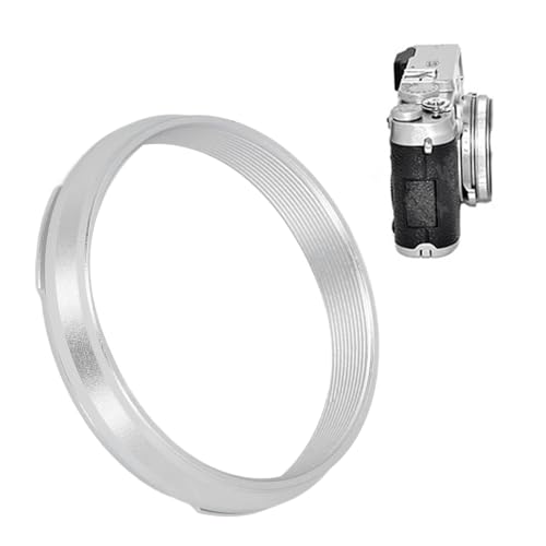 49mm Lens Filter Adapter Ring for X100V X100VI X100F X100 X100T X100S X70 Camera, Fits 49mm UV CPL ND Filter Replace X100 (Silver)