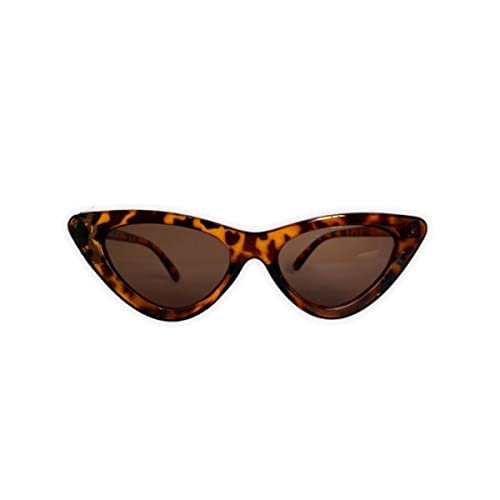 Óculos De Sol Gatinho Leopardo Retrô Proteção Uv400 Animal Print