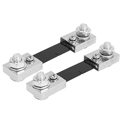 Current Shunt, 2Pcs 75mV Current Shunt Current Testing Shunt Current Shunt Accessory for Electronic Accessories for Electrician