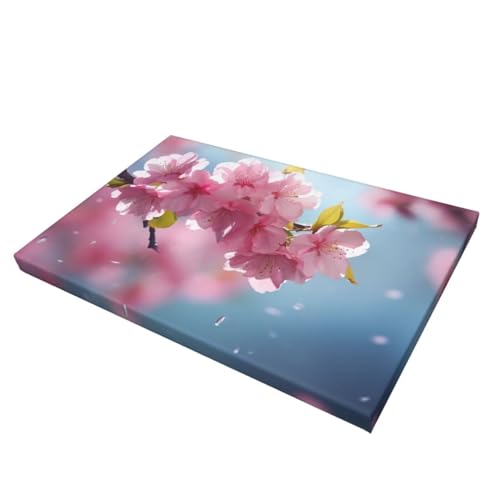 Impression fleurs de cerisier sur toile d'art 30x45cm