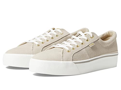 Image of Keds Jump Kick Duo Lace Up, Sneaker Womens, Grey Suede, 8.5 Medium