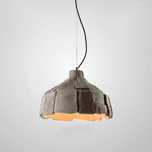 Lustre suspension nordique créative en béton pour éclairage de table de café et restaurant