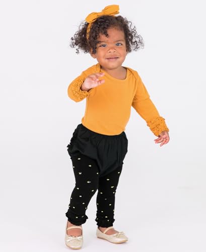 Image of RuffleButts Baby /Toddler Girls Footless Ruffled Tights