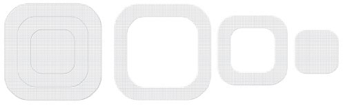 Rubbermaid Adhesive Tub Treads, Squares