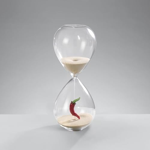 Mascagni Casa Clessidra Con Peperoncino 20Cm In Vetro