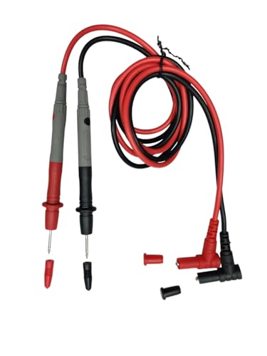 Image of Sigma Instruments Multimeter Test Leads With Banana Plug - Digital Clamp Tester Voltmeter Probe for Electronic Testing - Accessories and Probes