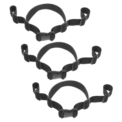 IWOWHERO 3Pcs Adjustable High Chair Straps Belt for Travel Seats Lightweight Design for Safety Practical Replacement for Stroller Chair Use
