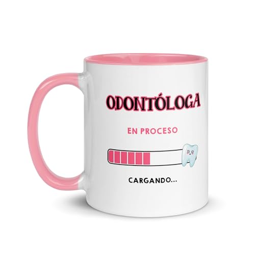 Kembilove® Tazas de cafe – Tazas desayuno para Profesionales En Proceso – Profesionales de la salud – Regalos originales para futuras profesionales – Regalo taza para Odontóloga