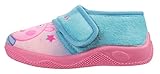 Mädchen Peppa Pig & Teddy. Peppa Pig & Teddy Hausschuhe für Mädchen, weich, Größen 22-28, Blau - Hellblau - Größe: 27 EU