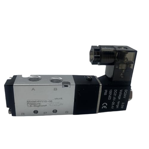 Électrovanne à commutation rapide 4V110-06 5 voies 2 positions 1/8" DC 12V