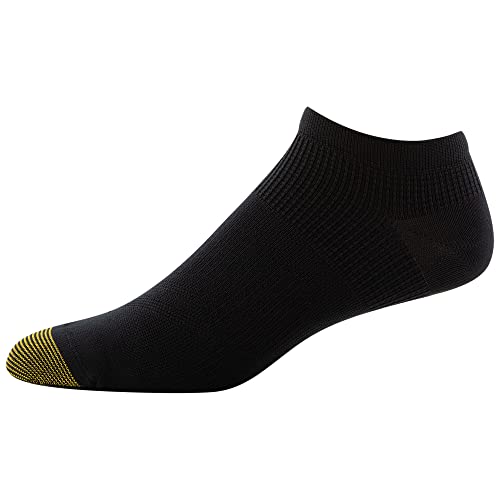 GOLDTOE Men's Nylon Lite No Show Socks, 6-Pairs3