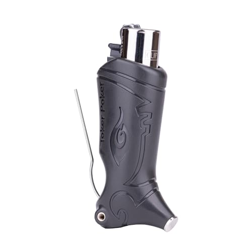 Toker Poker - Clipper Lighter Case - Black, All Inclusive Tool for Camping and Other - By Toker Poker