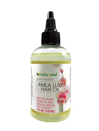 Amla Luxe: Amla, Bhringraj, Hibiscus, Aloe & Licorice Coconut oil, Indian Hair Oil for hair growth