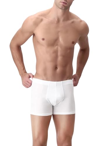  PEROFIL 3 Pezzi Boxer Cotone Elasticizzato 4SEASON Parigamba, Bianco 6