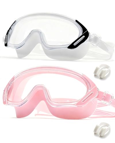 Image of Swim Goggles, Wide Angle Anti-fog and UV Leak Proof Goggles,Swimming Goggles for Adult Youth