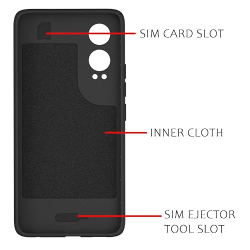 Image of Shockproof Case for OnePlus Nord CE4 Lite 5G | Full Camera Protection | TPU Flexible Back Cover for OnePlus Nord CE4 Lite 5G (Matte Black)