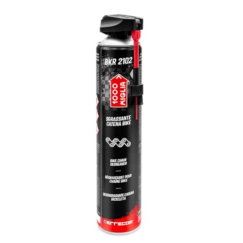 Errecom 1000 Miglia BKR 2102 Bike and Motorbike Chain Degreaser Spray, 750 ml Aerosol Can