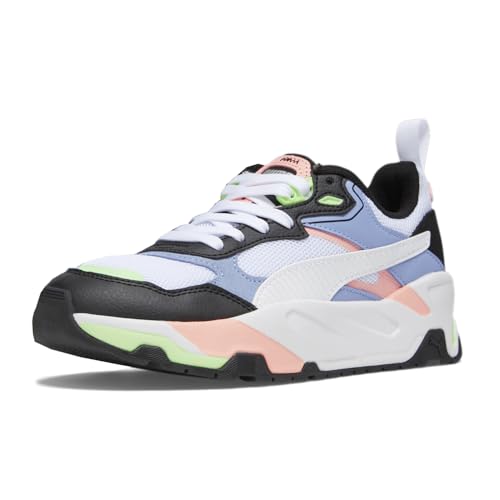 PUMA Womens Trinity Lace Up Sneakers Shoes Casual - Black, Blue, White2