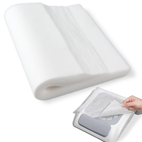 100 hojas filtro desechable para colector de polvo de uñas miniatura 1