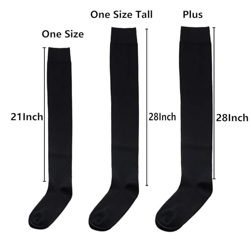 Bestjybt Women Thigh High Socks Cotton Warm Over the Knee Socks Long Knee High Boot Stockings Leg Warmer4