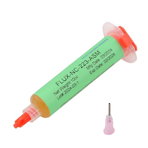 Fluxed 559 - Pastas de soldadura de bajo residuo NC559ASM/NC223ASM/NC218ASM con accesorios dispensadores de aguja
