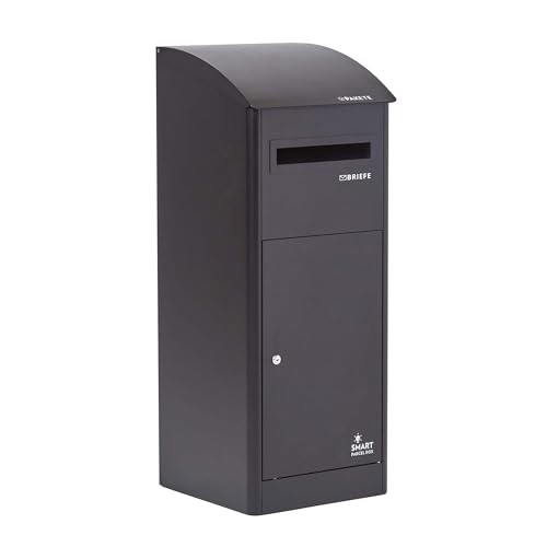 SMART PARCEL BOX Paketbox draussen, Standbriefkasten mit Paketfach,...