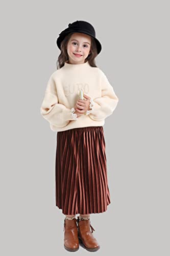 Bienvenu Kids Girls Winter Warm 100% Wool Bucket Hats Fedoras With Bowknot,Black #TOP1