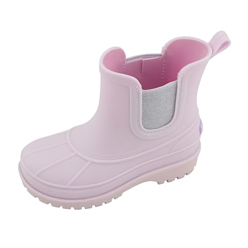 Sperry Toddler Chelsea Rain Boots, Waterproof Rubber Kids Rainboot, Girls/Boys Light Water Shoes for Muddy Park/Hiking