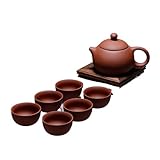 タイトル:軽量折りたたみ傘日傘UVカット99%遮光撥水5段階調整コンパクト収納便利晴雨兼用丈夫耐久性携帯用防水風対策 (西施壺7頭（朱泥）,デフォルト)