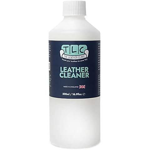 The Leather Clinic Leather Cleaner | Multi Use Natural Cleanser for Furniture, Sofas, Car Seats, Shoes, Bags and More (500ml) Cover