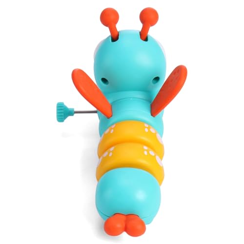 Image of Play Nation Dancing Colorful Crawling Caterpillar Toy for Baby, Wind-Up Mechanism and Gear Movement, Fun Early Learning Activity for Toddlers, BIS Certified, No Batteries Needed, Safe, Durable, Blue