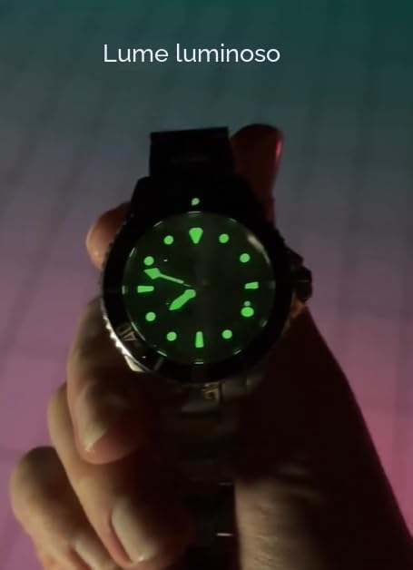 RATIO FreeDiver, orologio subacqueo da donna con cristallo di zaffiro, movimento automatico giapponese, orologio subacqueo resistente all'acqua fino a 200 m