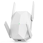 2025 AX3000 WiFi 6 Range Extender, WiFi Extender Signal Booster with Gigabit Ethernet Port, Dual Band (2.4G&5.8G) WiFi Repeater Cover to 13888sp.ft, Faster Speed and Wider Cover, Quick Setup (White)