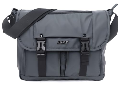 Acer Stylo Premium 14 Inch Gray Color Sling Bag I Water Resistent Polyester I Stylish Zipper Pockets and Compartments | Two Small Pockets