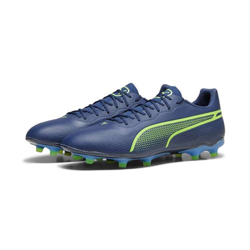 PUMA King Pro FG/AG Fußballschuh Herren blau/grün, 10 UK - 44.5 EU – Ansicht 4
