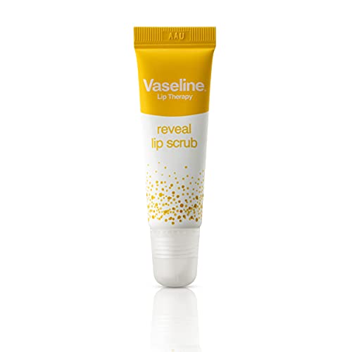 Vaseline Lip Therapy Reveal Lip Scrub | Gentle Lip Exfoliator for Dry Lips and Chapped Lips | 10 mL