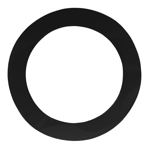 Abaodam 粘着式バスドラム開口部保護リング 耐久性素材使用 キックドラム用補強フープ 簡単取り付け可能 ドラム演奏時の摩耗防止対策