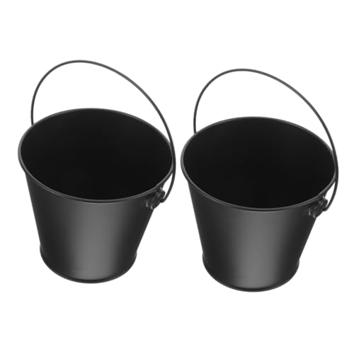 Hemoton Metal Barbecue Bucket Drip Pan Easy Ash Bucket for Grill Outdoor Grease Keeper