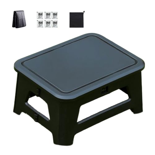 Campingtoilette,Camping WC - Kompakt Hocker mit Zubehör für Zelt, Rucksack, Auto & mit Diskretion