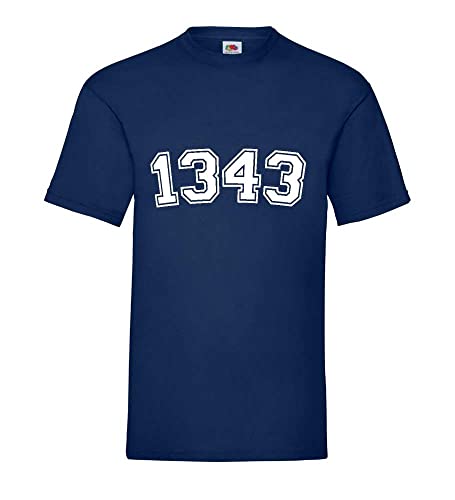 T-shirt homme bleu marine XXXL ne rétrécit pas au lavage