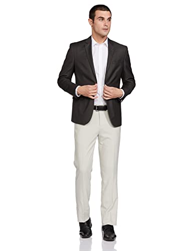 Image of Van Heusen Men's Synthetic Blazer (VHBZFSLB787963 Brown 48)