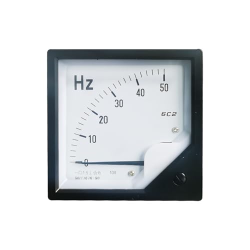Fréquencemètre CC 0-60Hz 6C2-Hz indicateur analogique carré 80x80mm