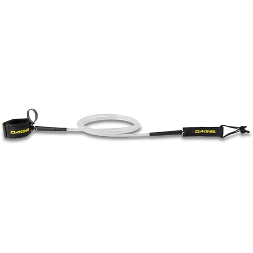 Dakine PEAHI Leash 12FT X 7/16IN W Easy Clip Clear/Yellow OSFM