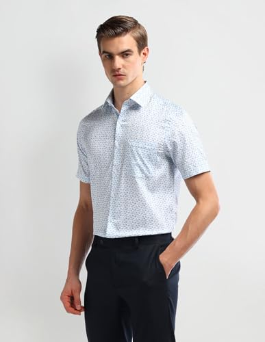 Image of Arrow Men's Cotton Solid Regular Fit Polo Shirt