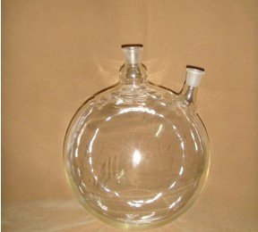 GOWE 10L, 10000mL, matraz de fondo redondo, dos cuellos, Vidrio ebullición Frasco, 2-necks, matraz de laboratorio, conjunta de tierra y el cuello puede ser personalizado