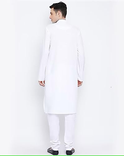 Image of OORA Men's Cotton Kurta & Pajama Set for Birthday,Wedding, Ceremony, Casual, Engagement