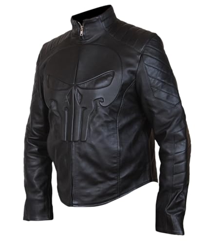 Flesh & Hide F&H Kid's Superhero Genuine Leather Skull Jacket3