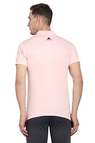 Image of OFF LIMITS Men CORE Polo Ice Pink Polo Tshirt