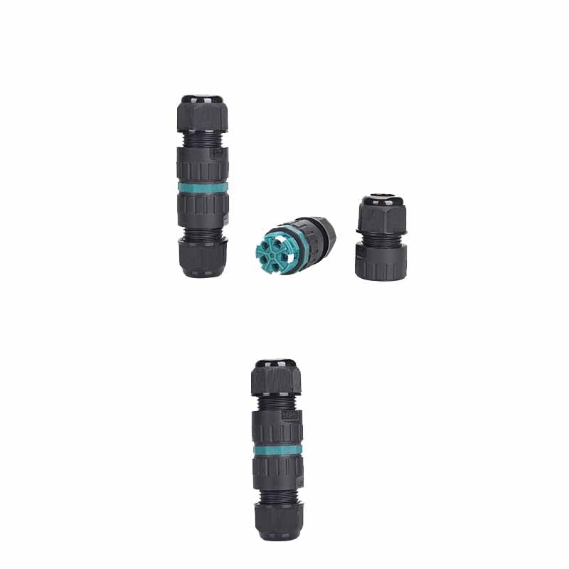 EW-M25 Quick Card 5 Pin Ip68 Wire Waterproof Connector Docking Cable Connector Outdoor Connector (for 10-14mm Cable)